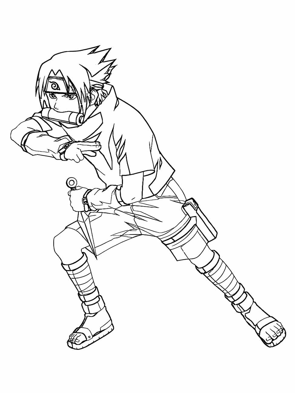 sasuke para colorir 17