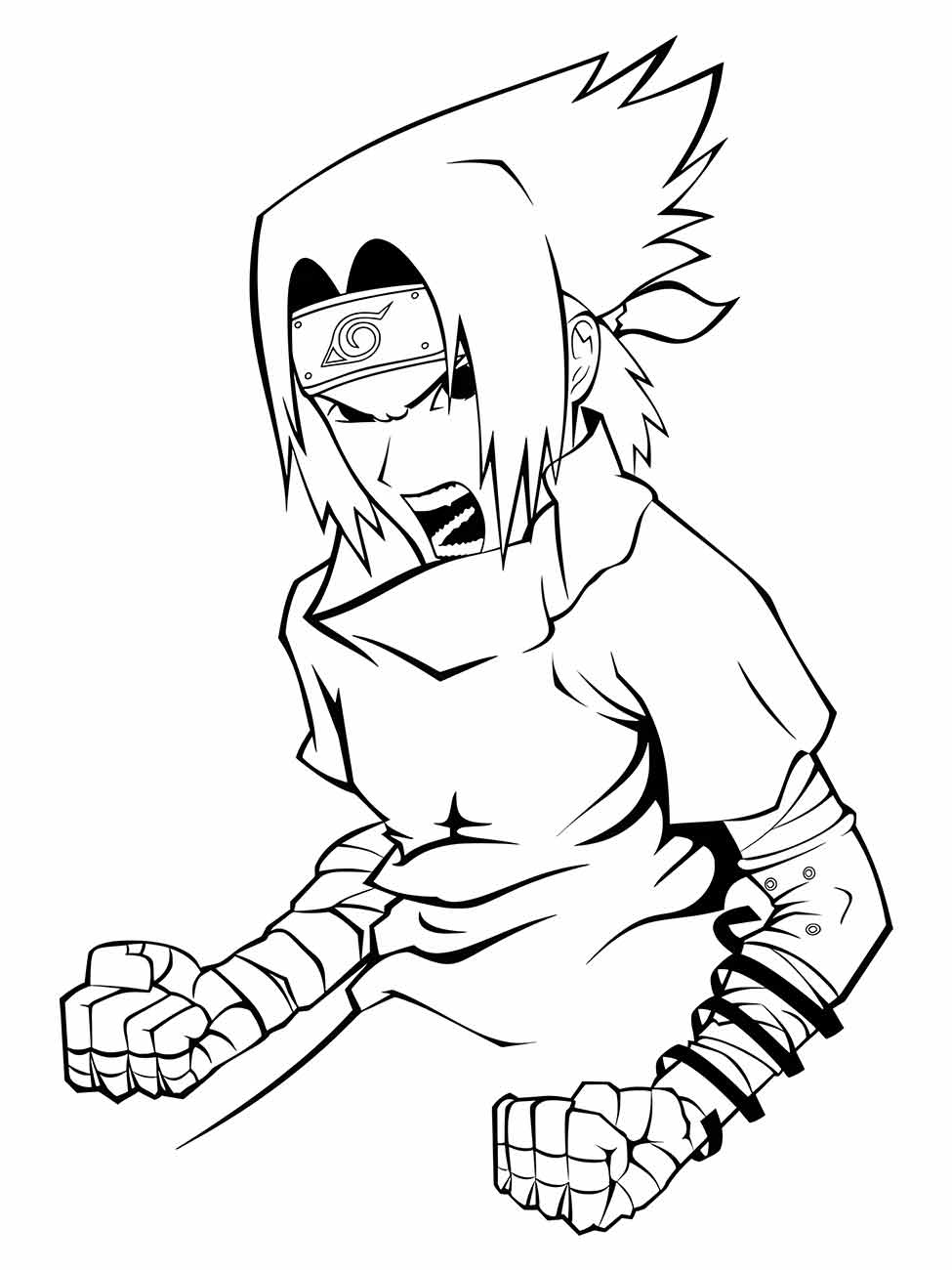 sasuke para colorir 23