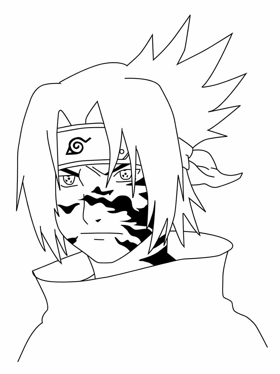 sasuke para colorir 24