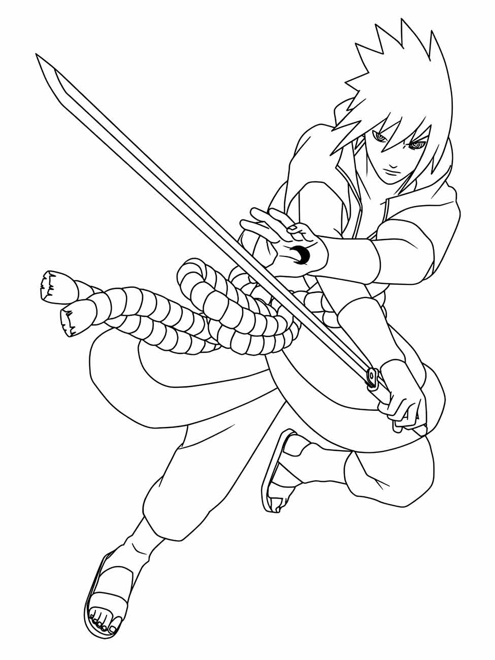 sasuke para colorir 26