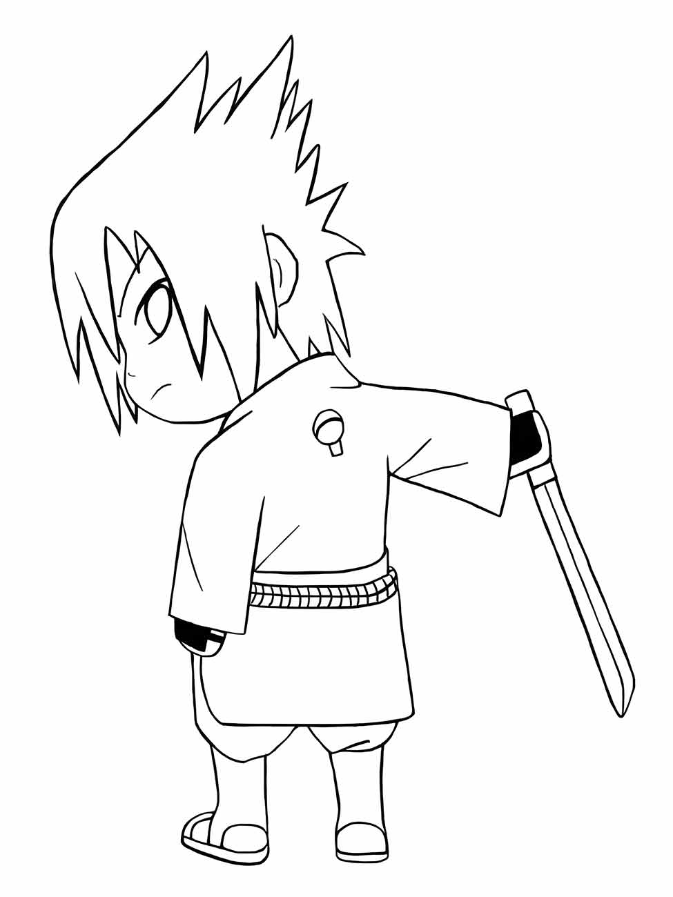 sasuke para colorir 28