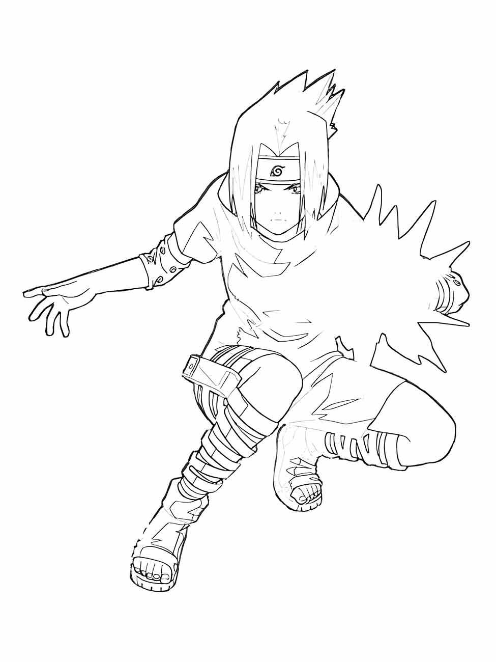 sasuke para colorir 31