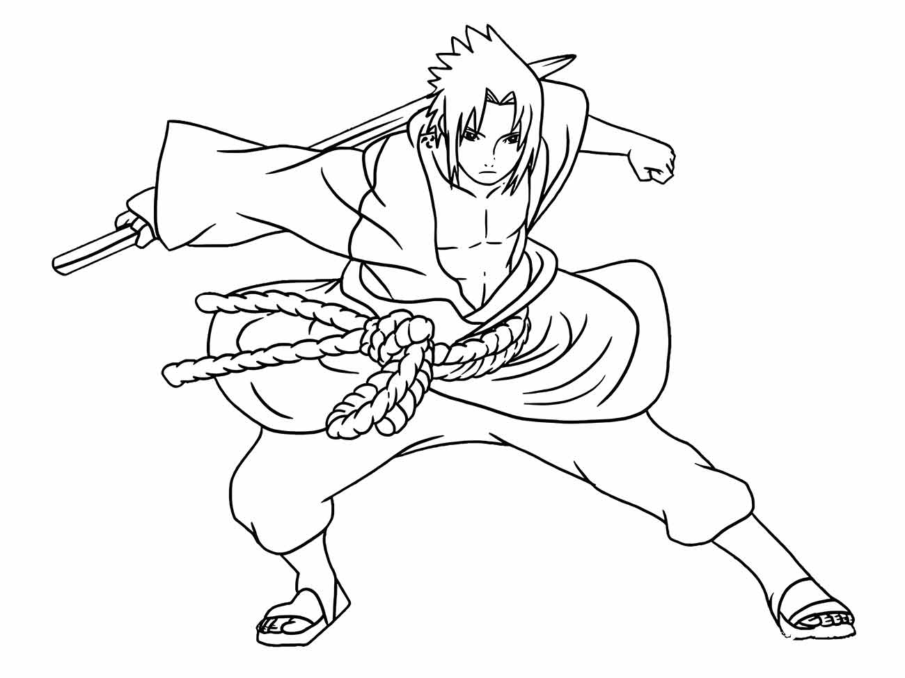 sasuke para colorir 34