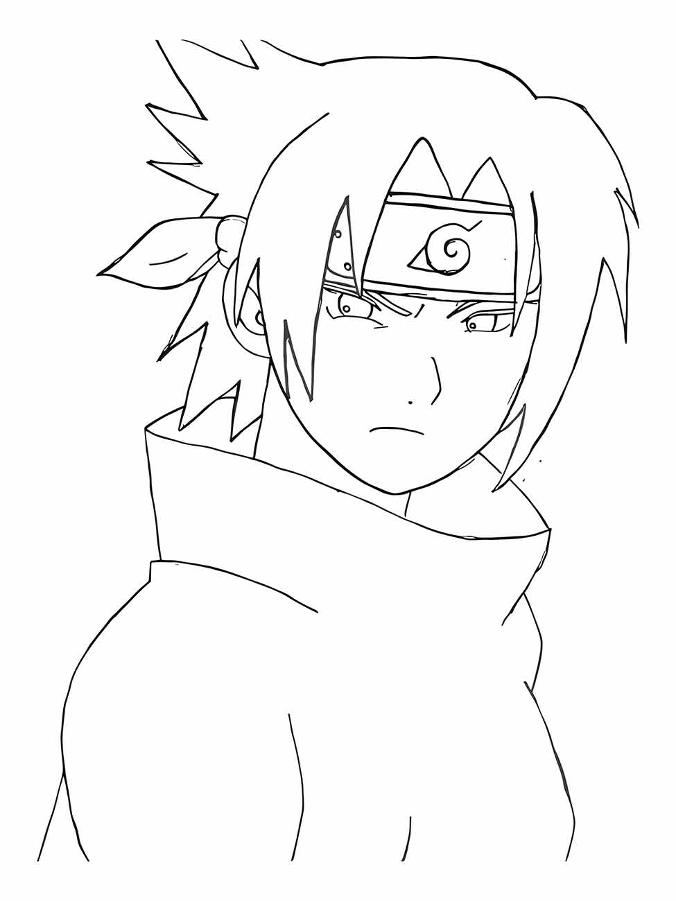 sasuke para colorir 38