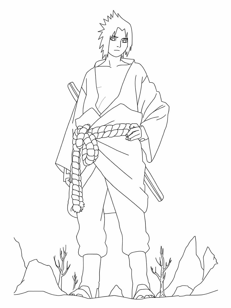 sasuke para colorir 6