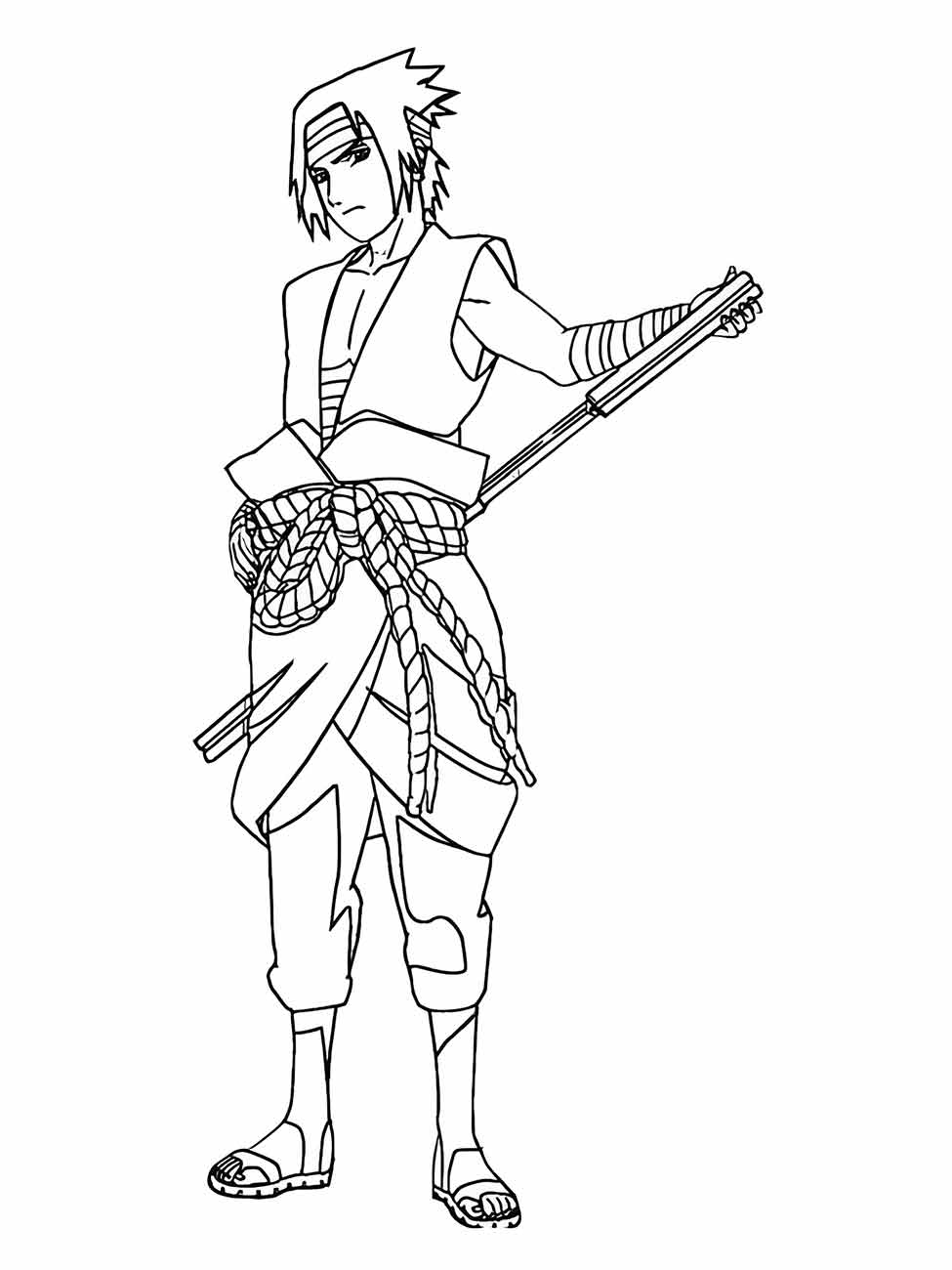 sasuke para colorir 8