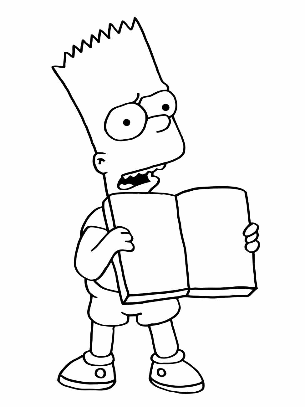 simpsons para colorir 14