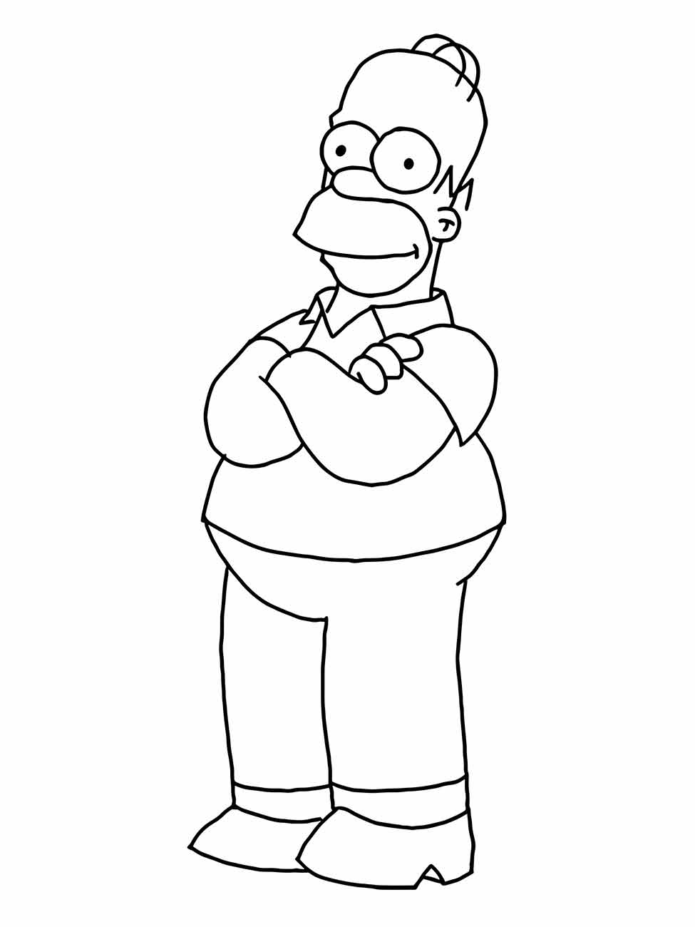 simpsons para colorir 15