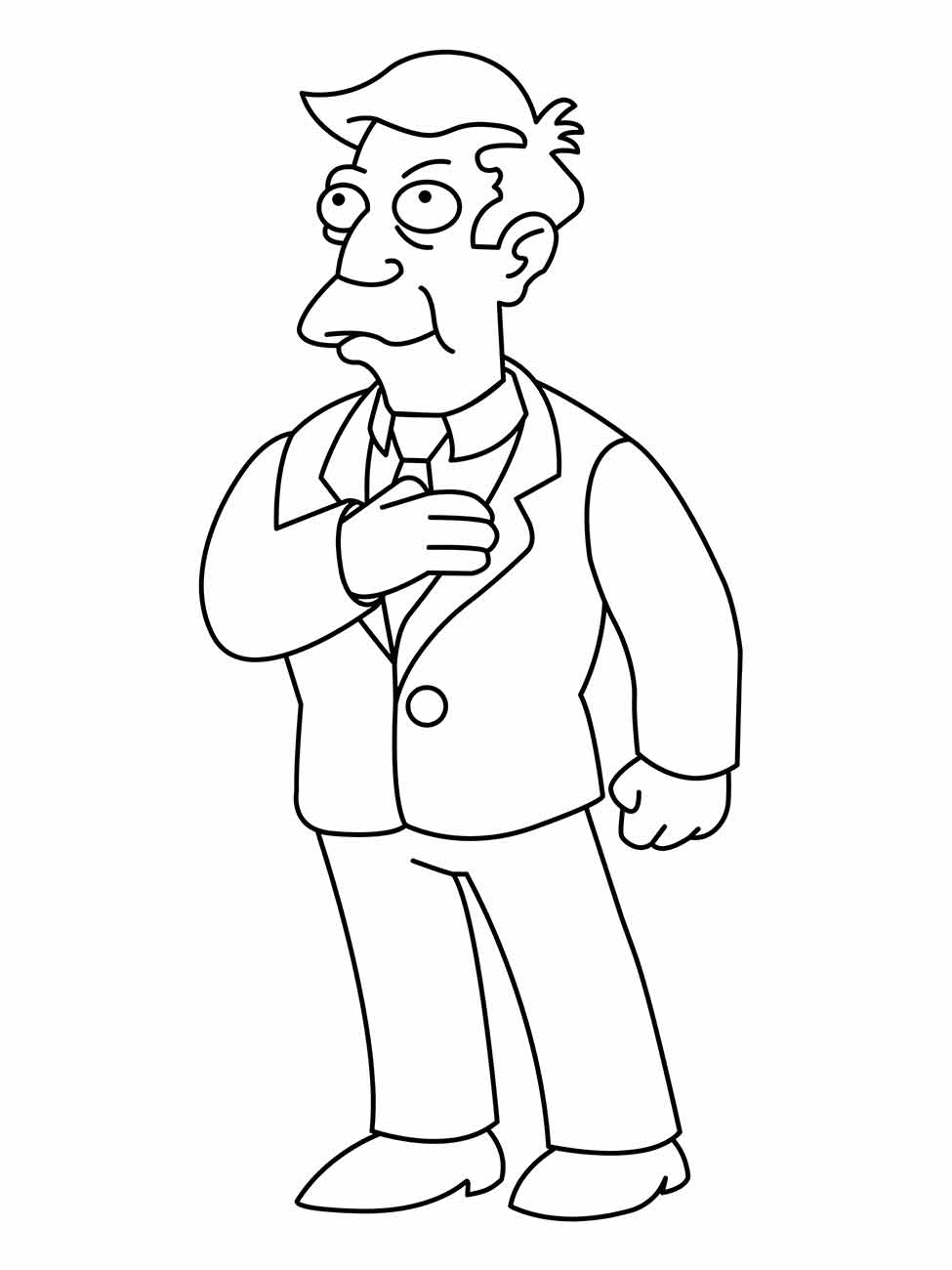 simpsons para colorir 16