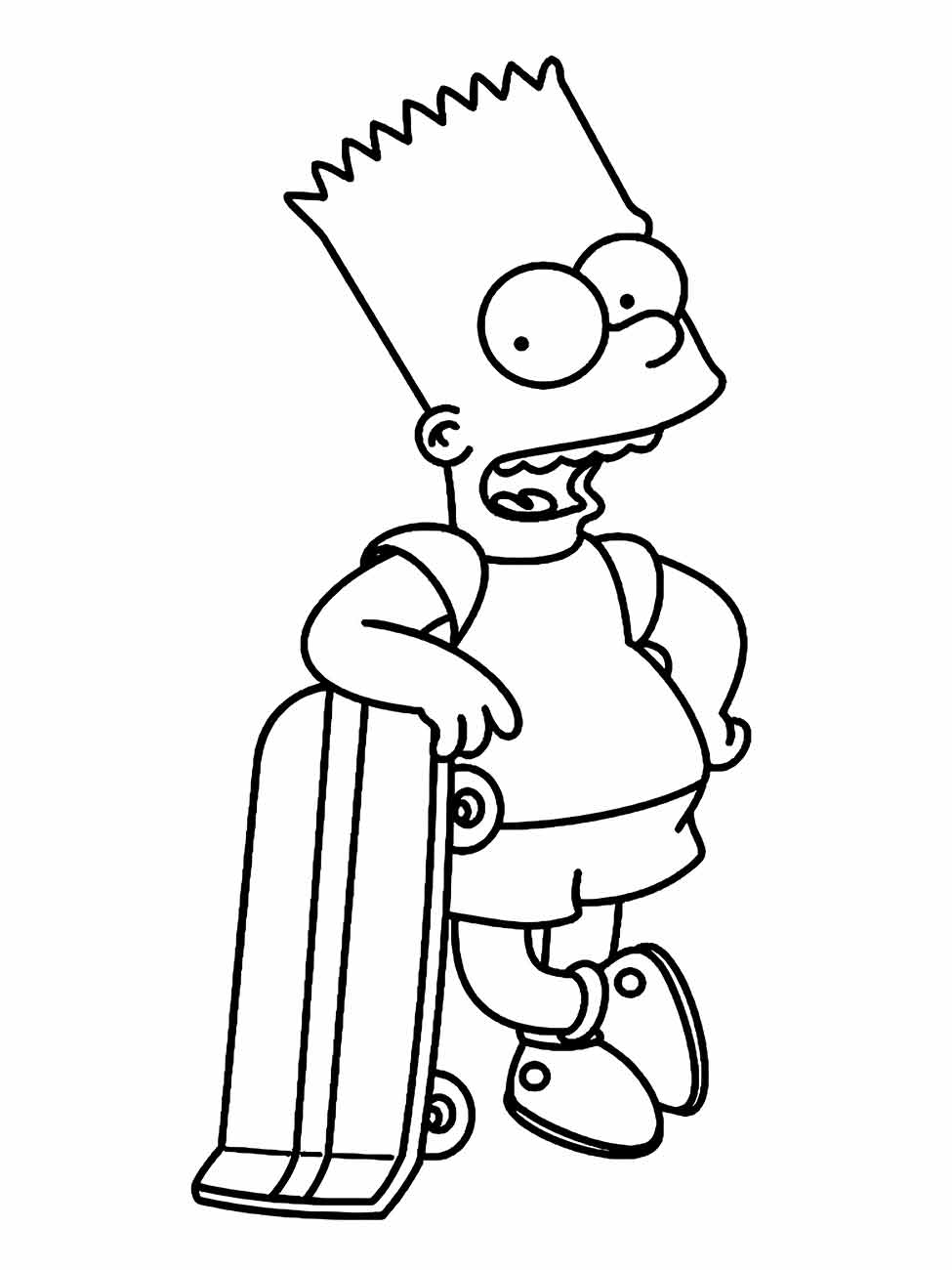 simpsons para colorir 18