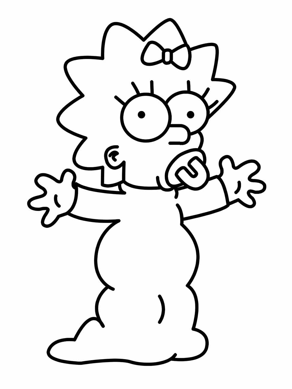 simpsons para colorir 19