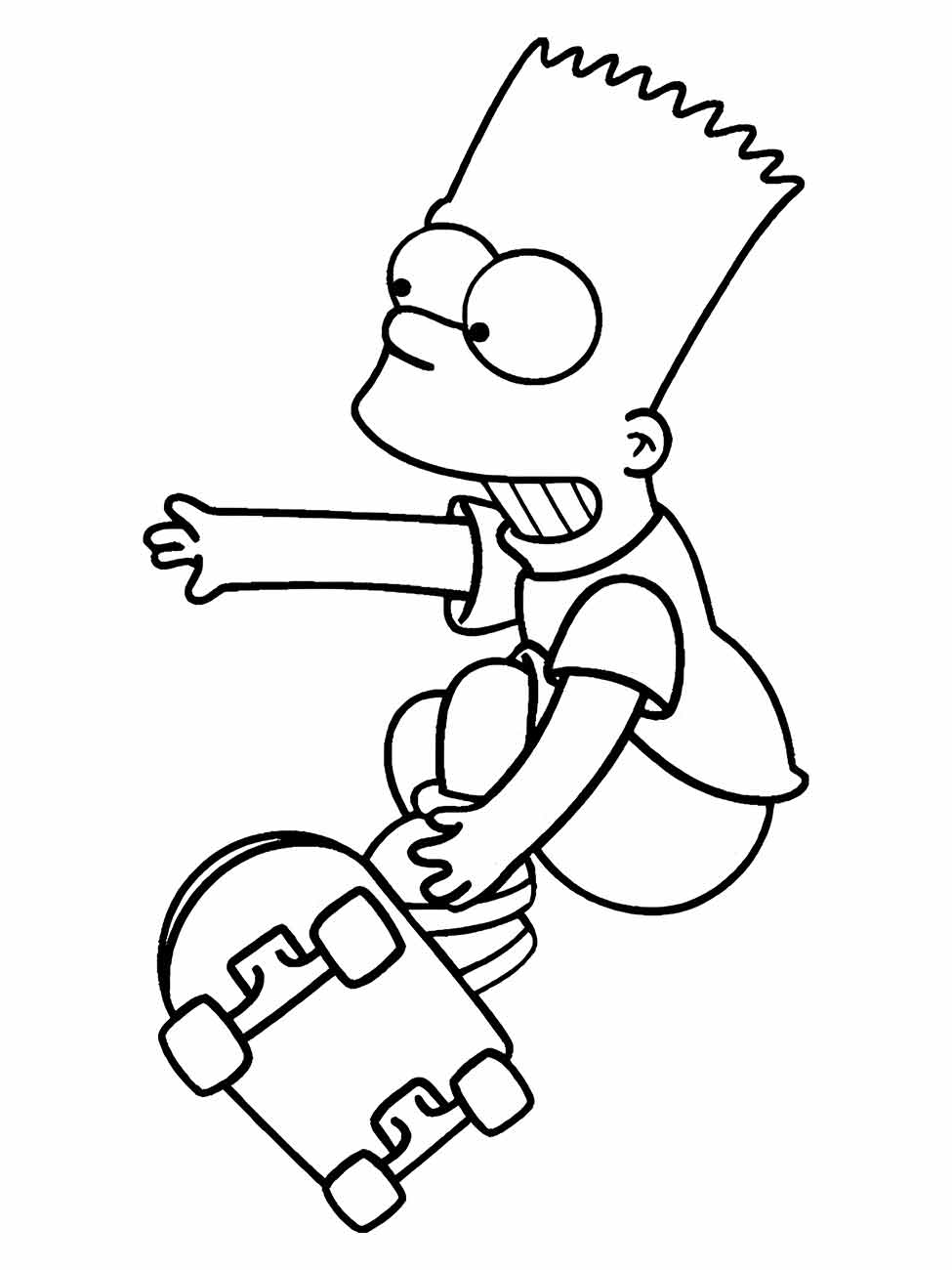 simpsons para colorir 22