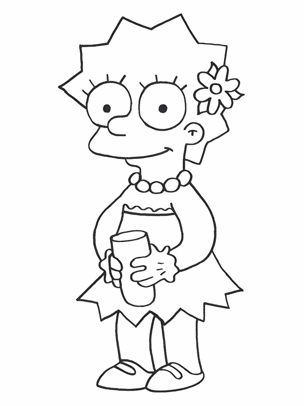 simpsons para colorir 24