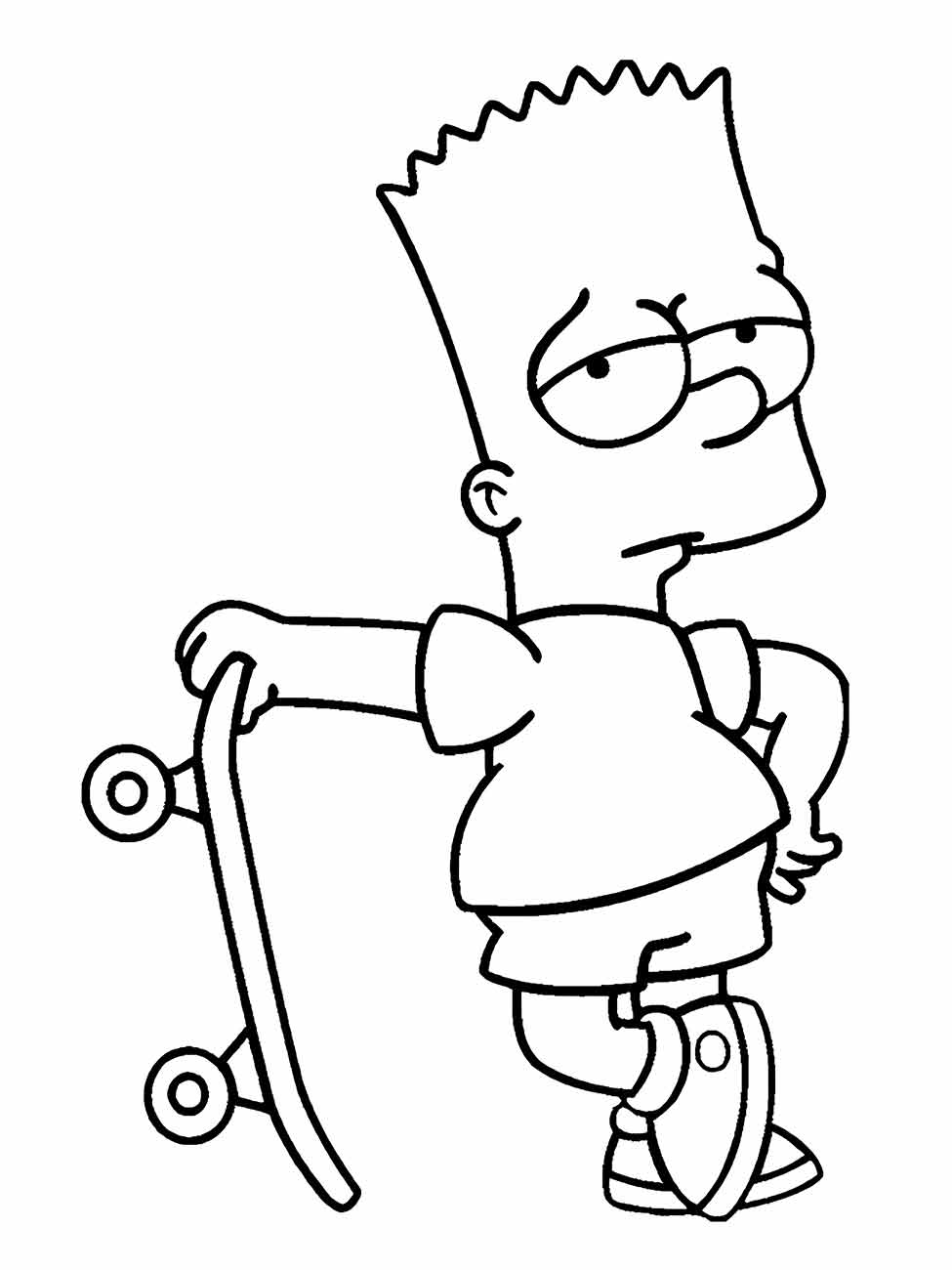 simpsons para colorir 25