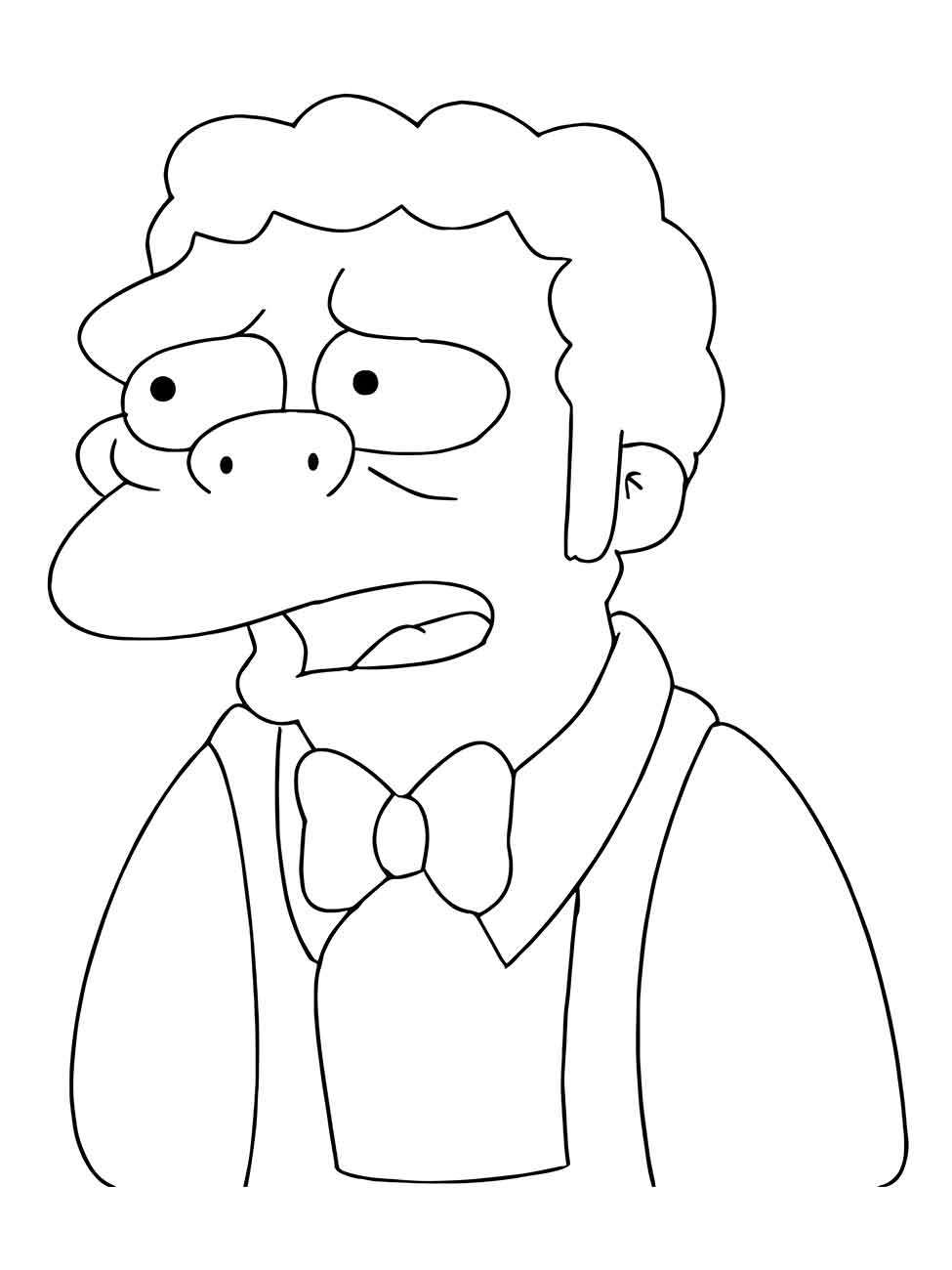 simpsons para colorir 28