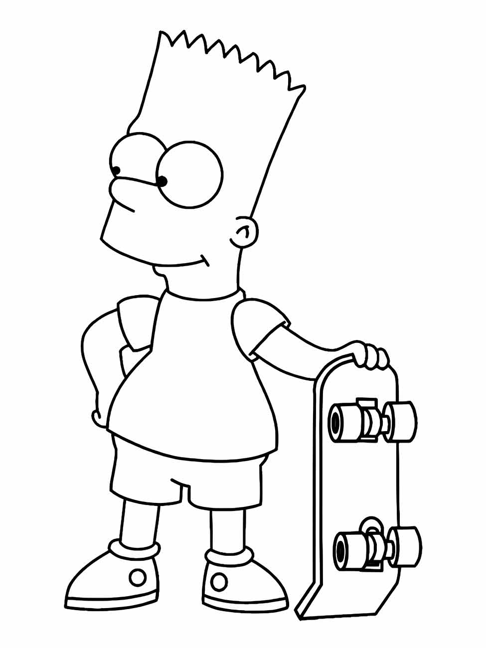 simpsons para colorir 30