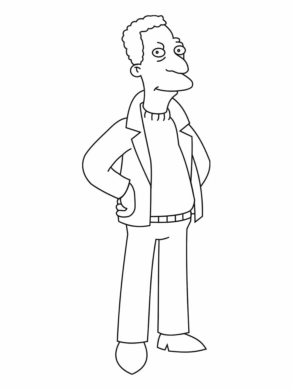 simpsons para colorir 32