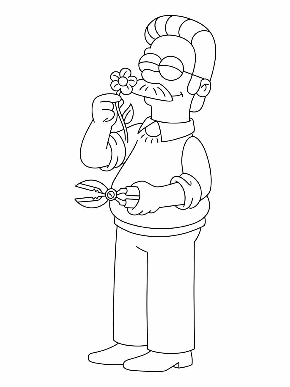 simpsons para colorir 35