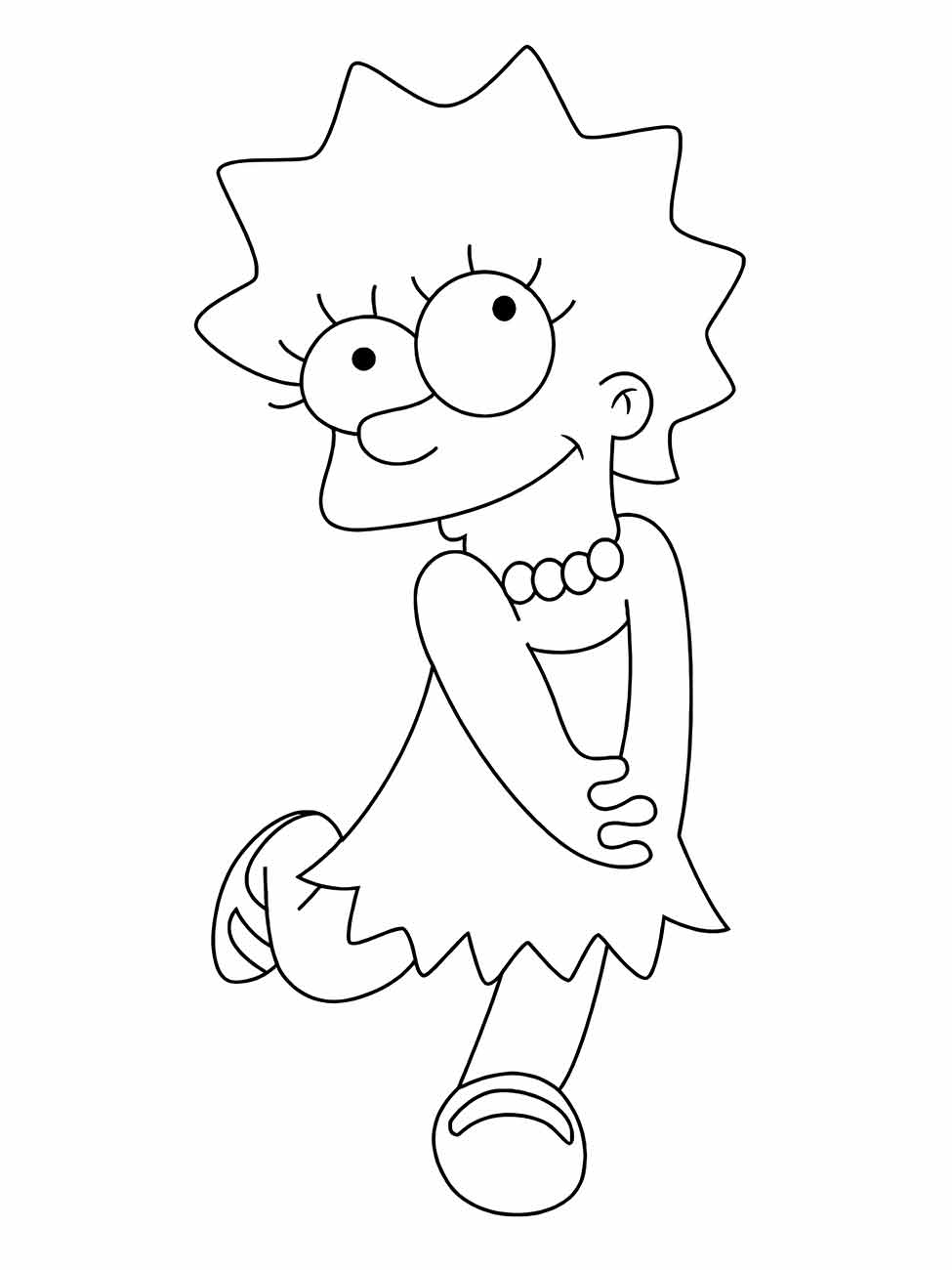 simpsons para colorir 36