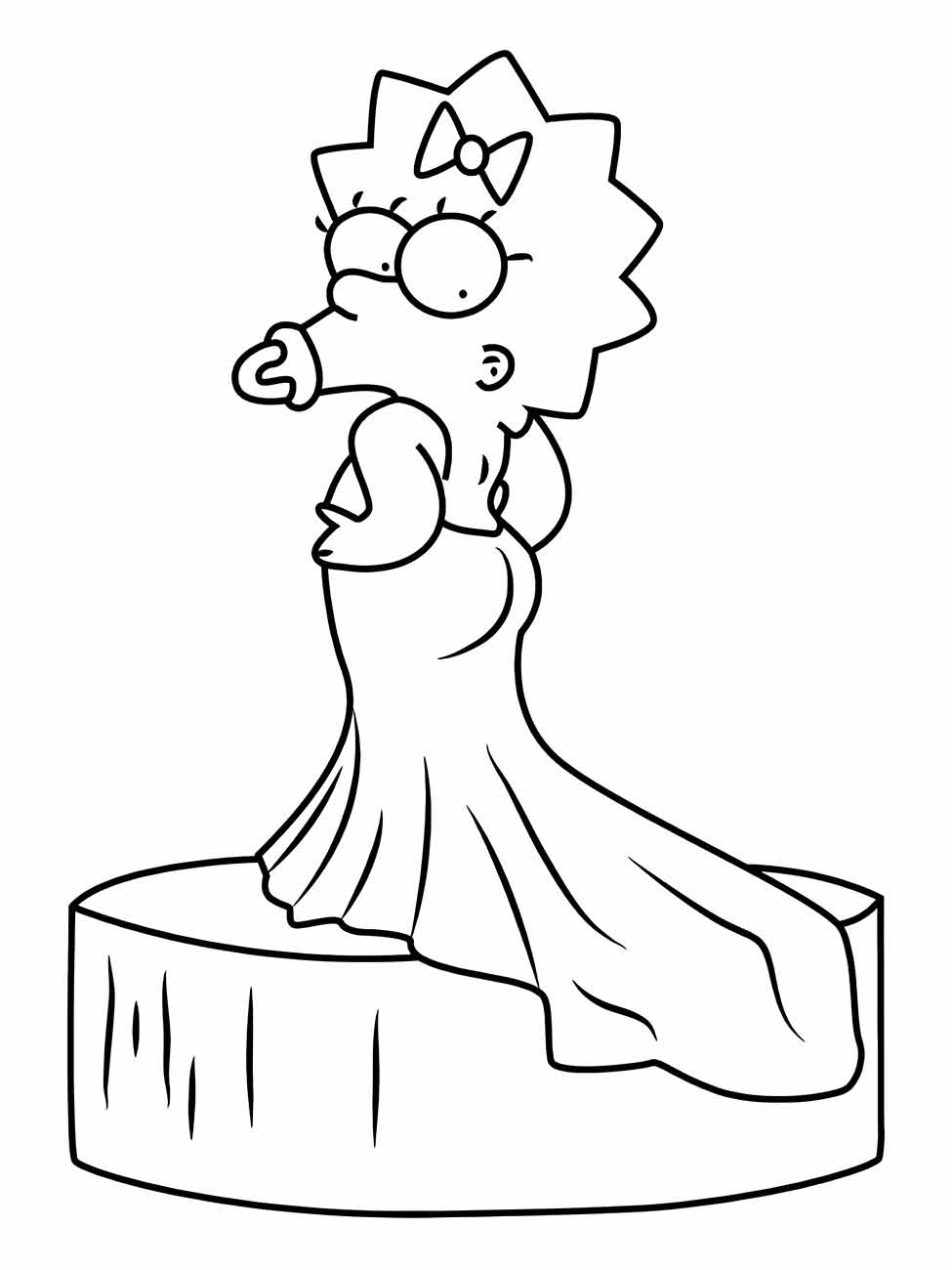 simpsons para colorir 40