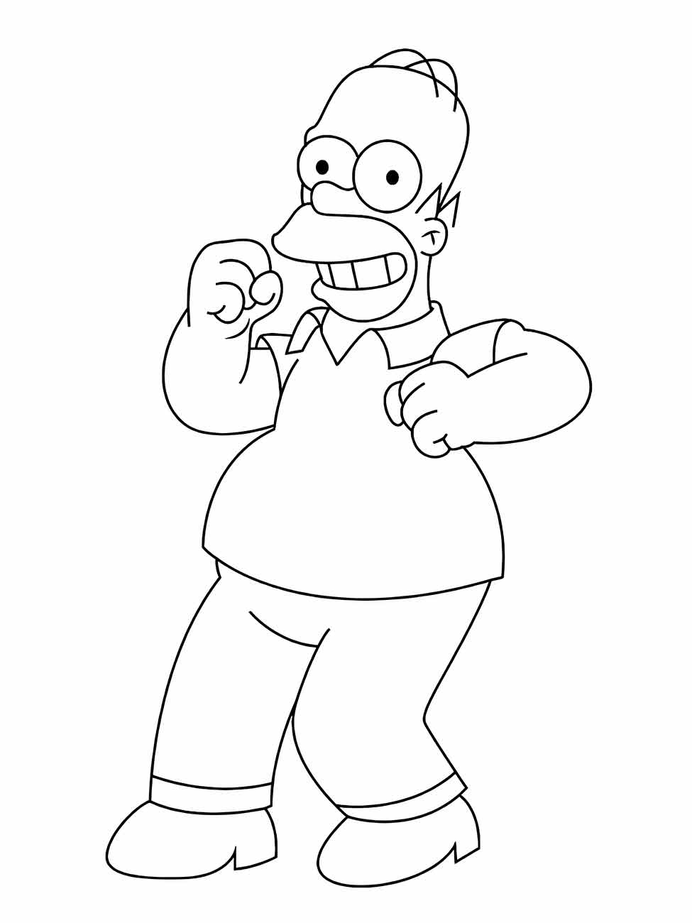 simpsons para colorir 42