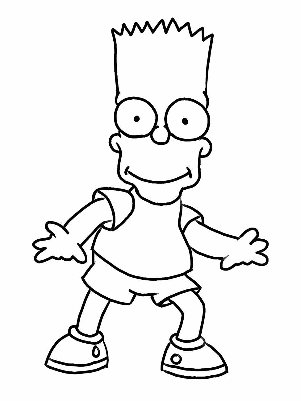 simpsons para colorir 43