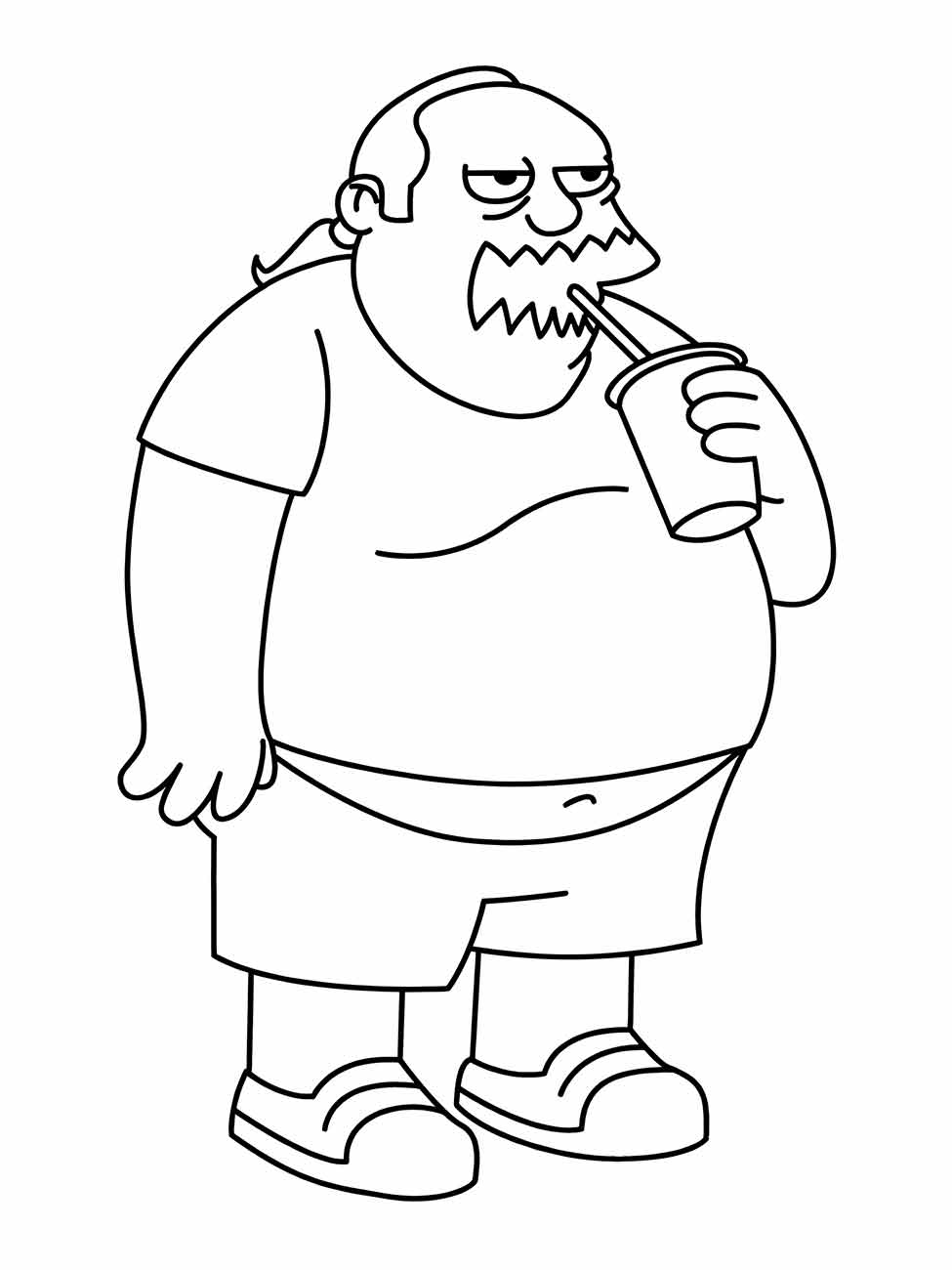 simpsons para colorir 48