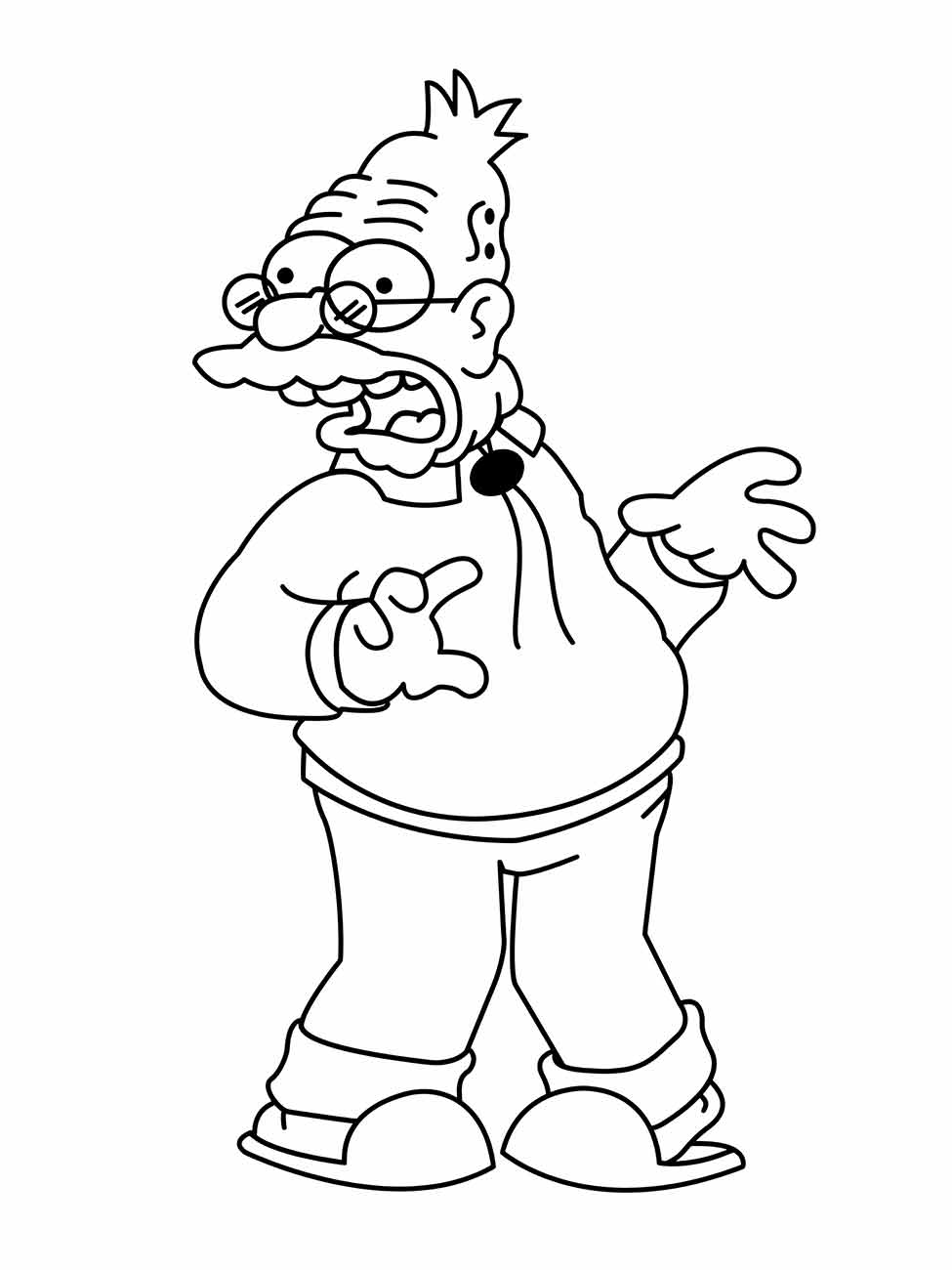 simpsons para colorir 5