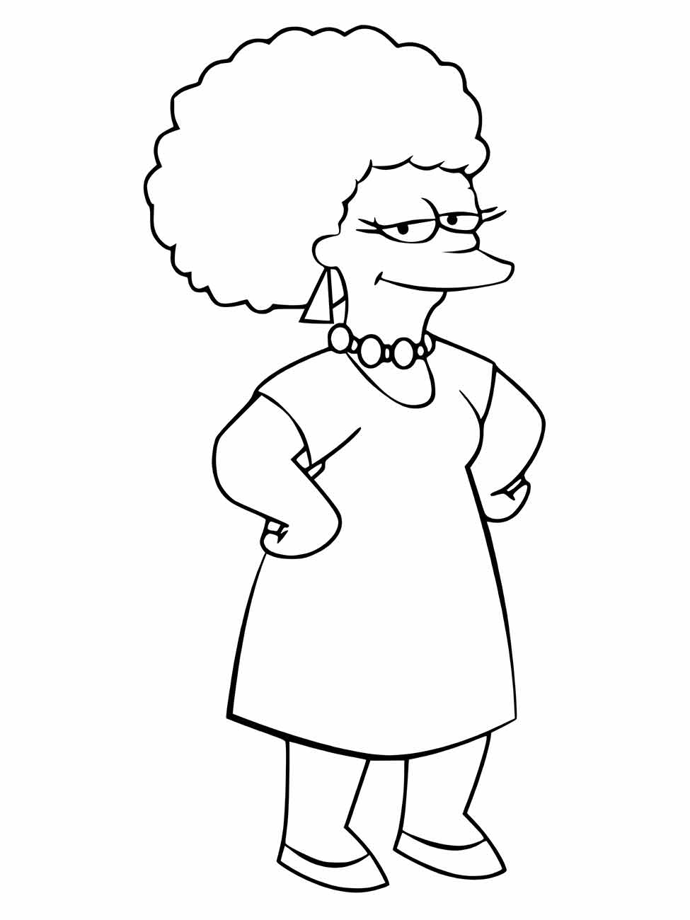 simpsons para colorir 50