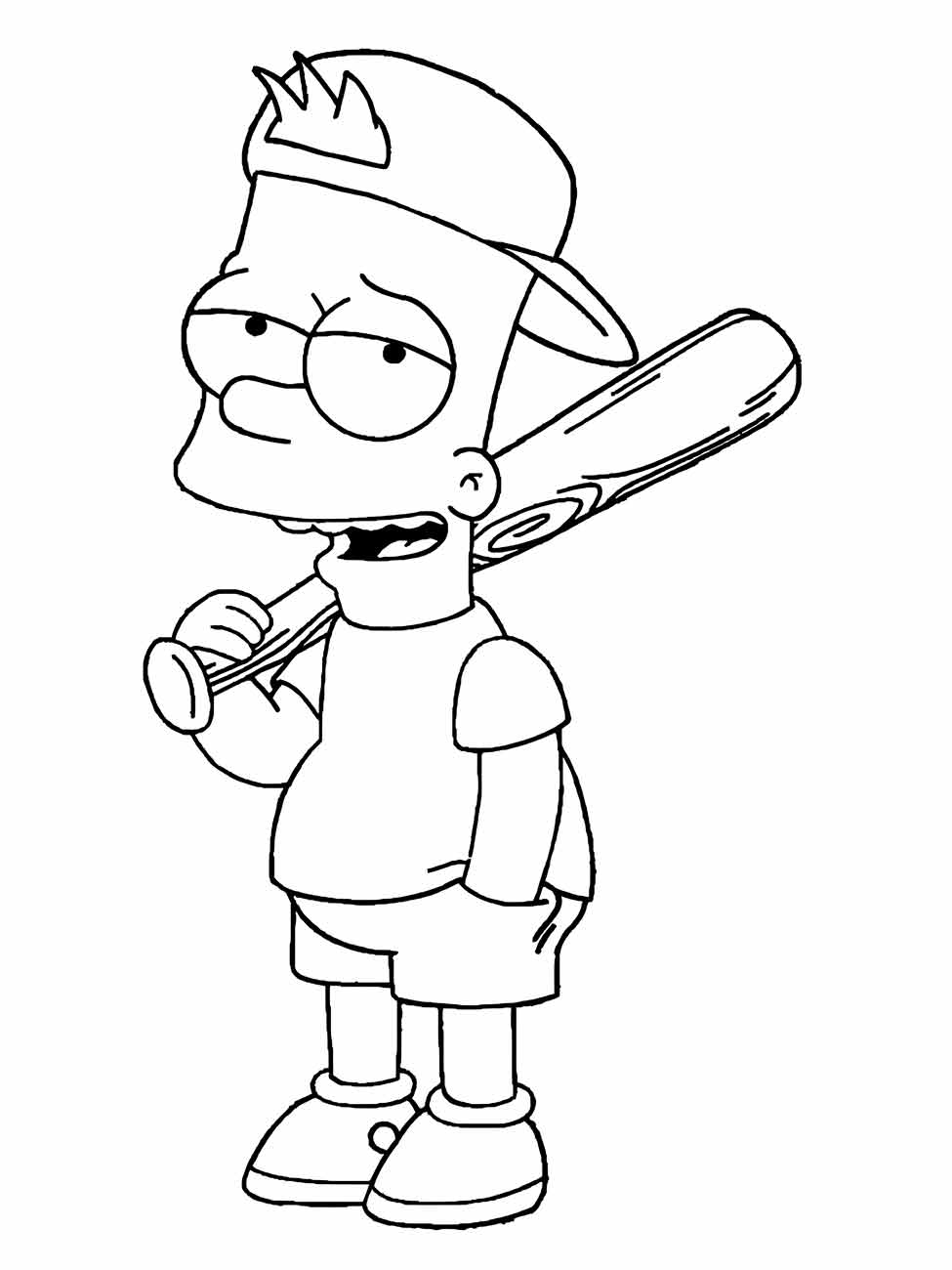 simpsons para colorir 53