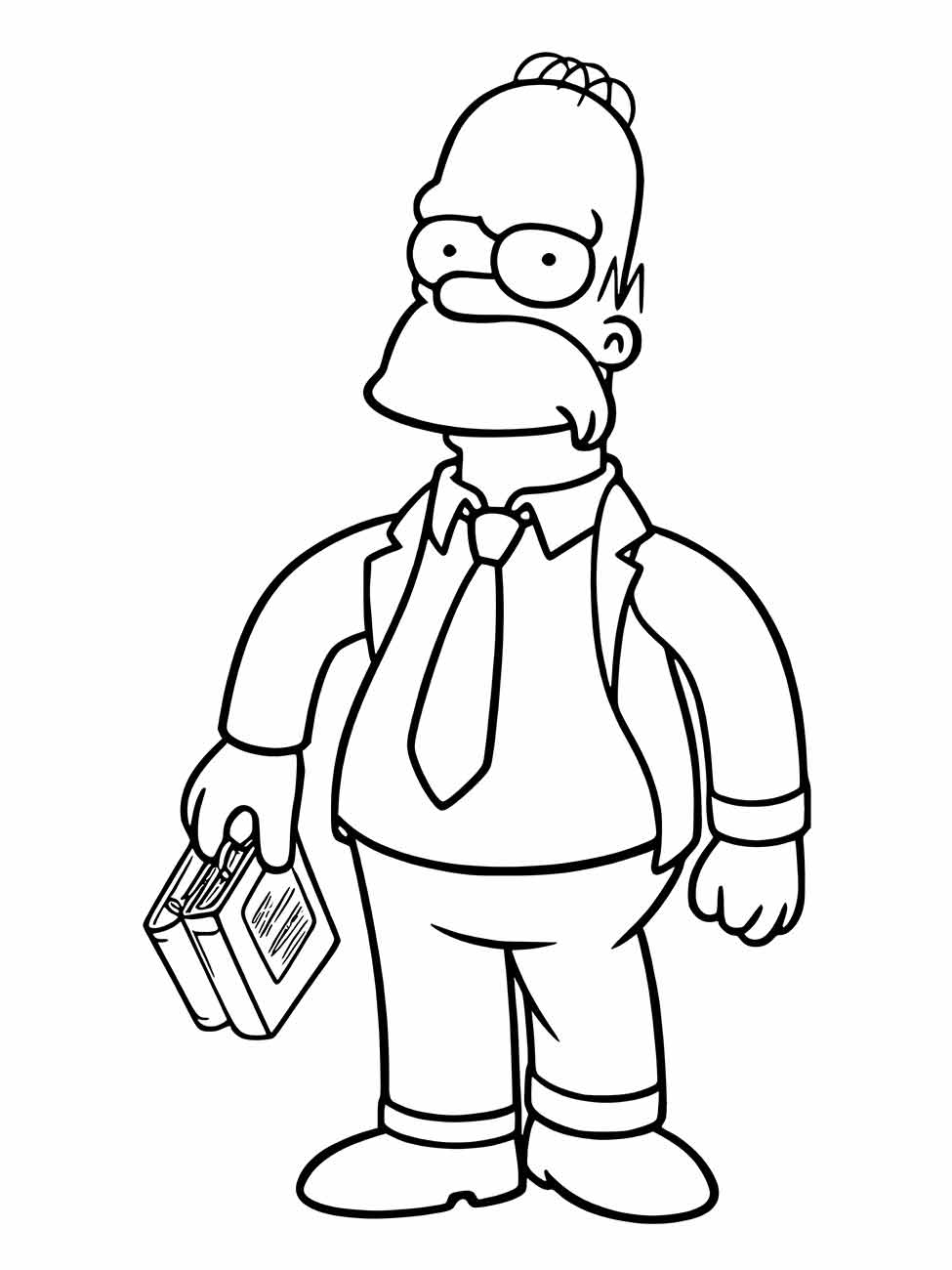 simpsons para colorir 55