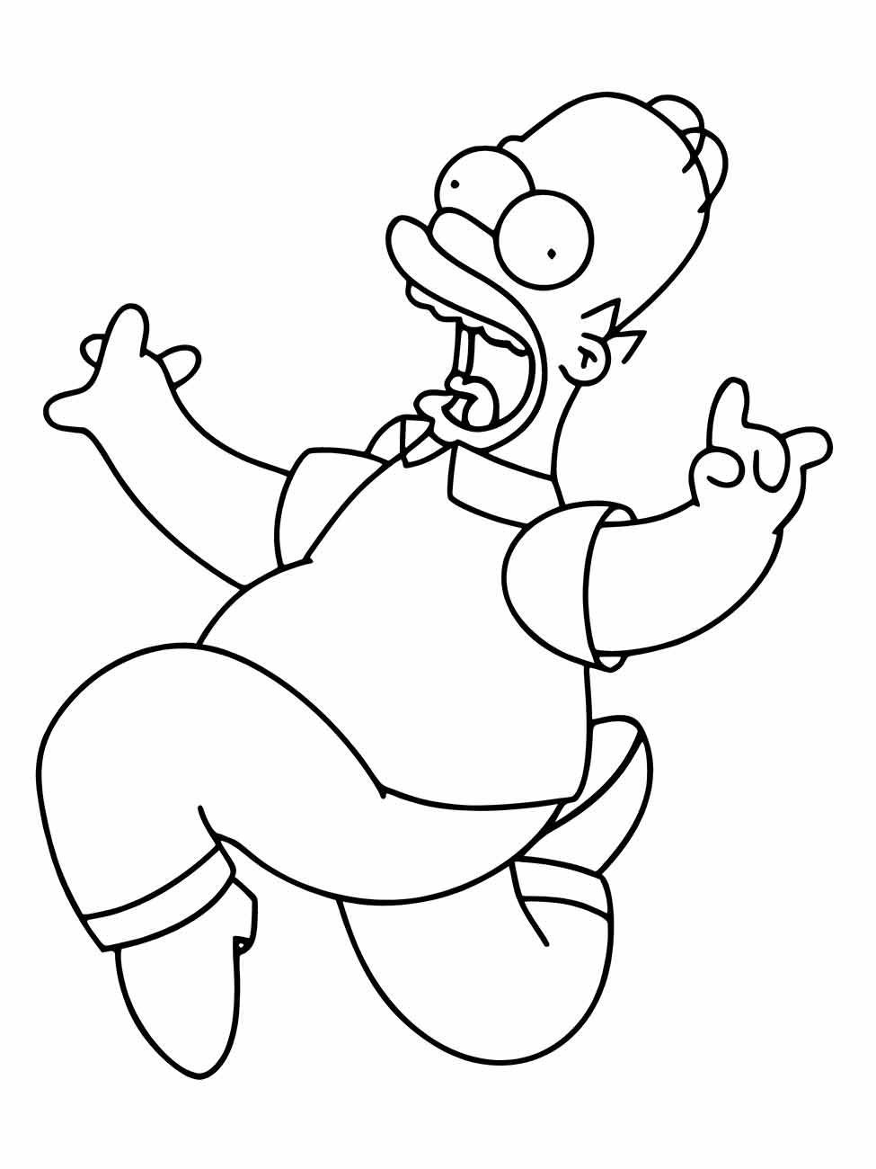 simpsons para colorir 58