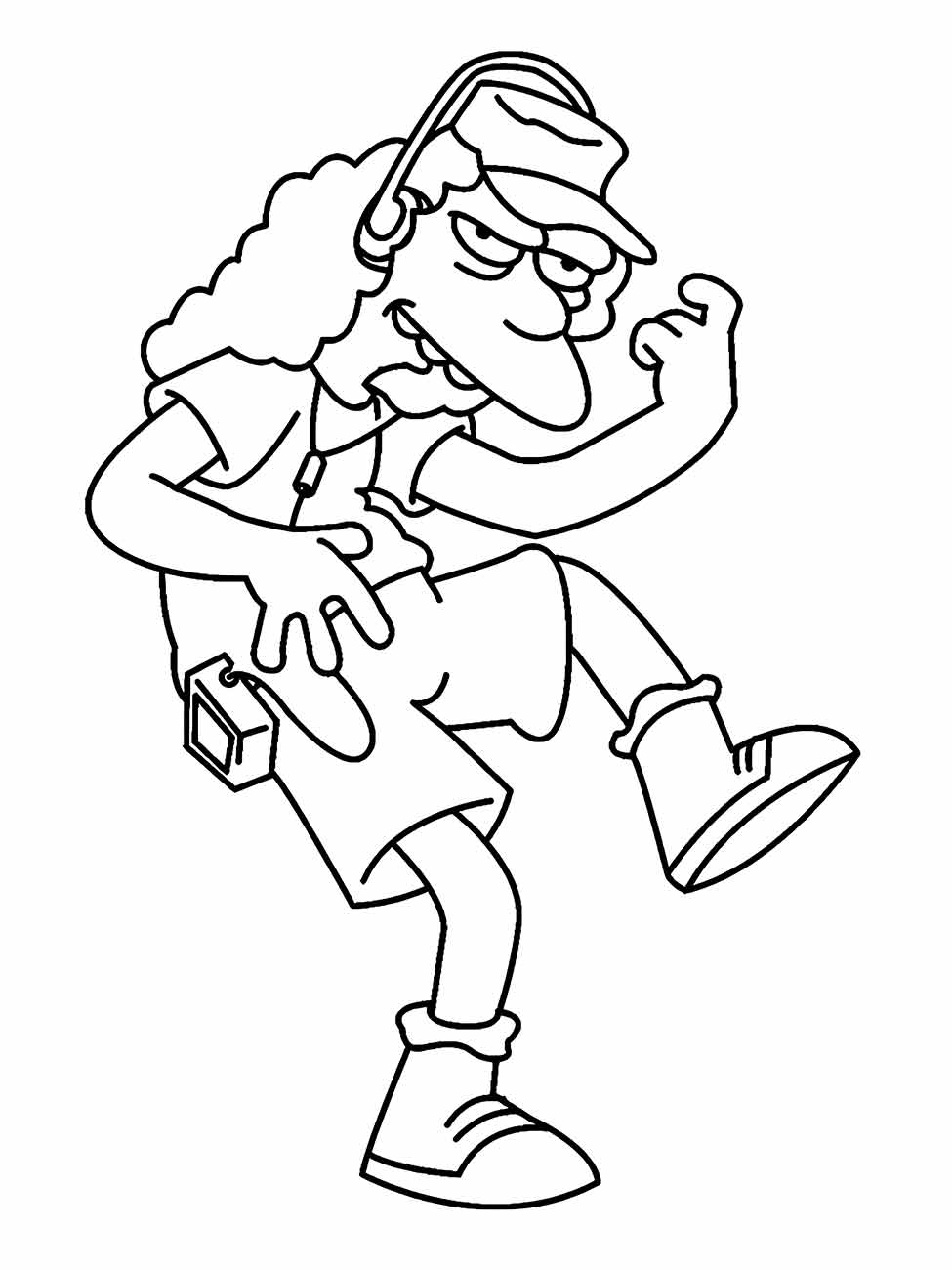 simpsons para colorir 62