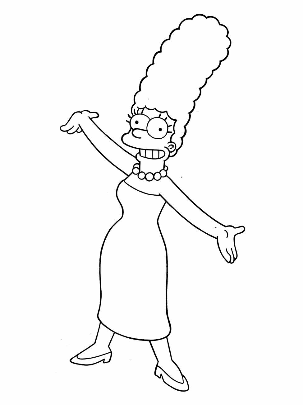 simpsons para colorir 63