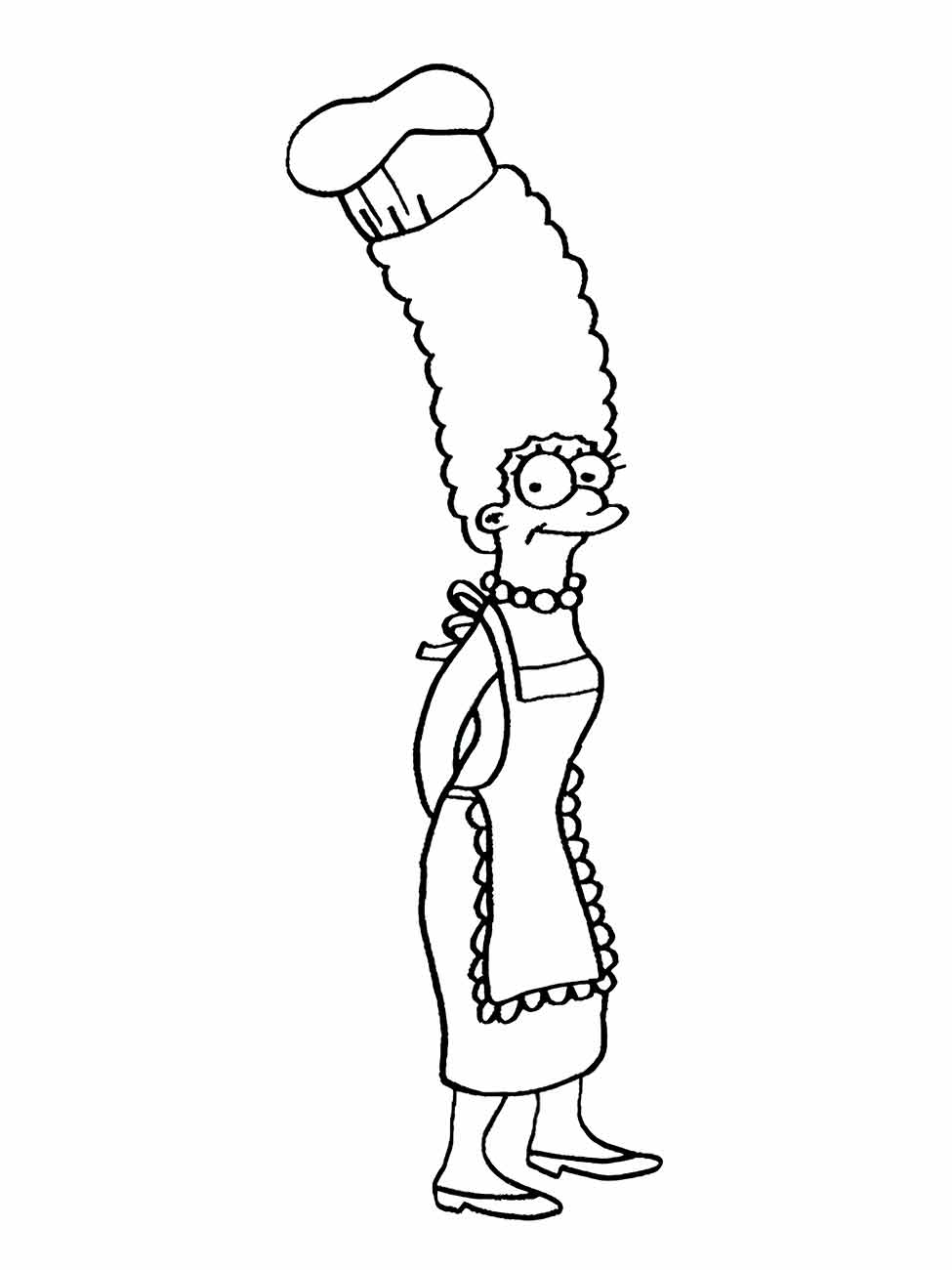 simpsons para colorir 64