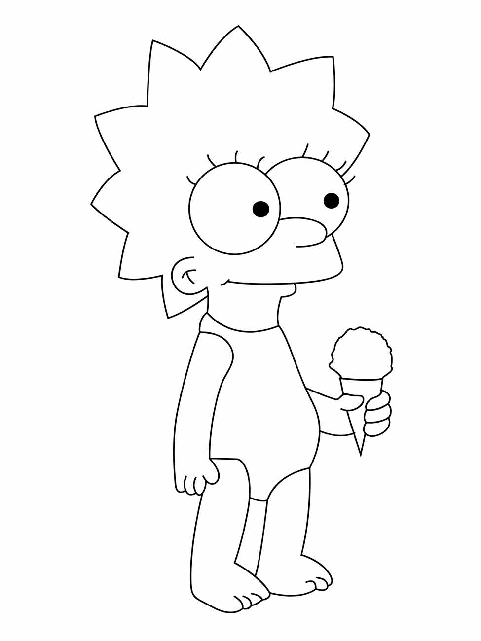 simpsons para colorir 66