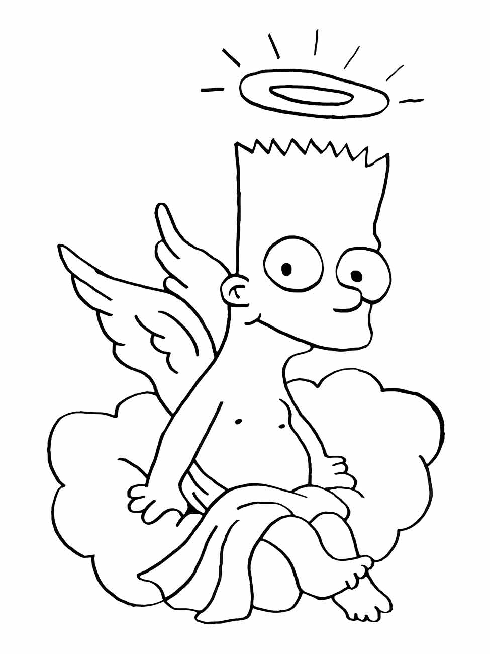 simpsons para colorir 68