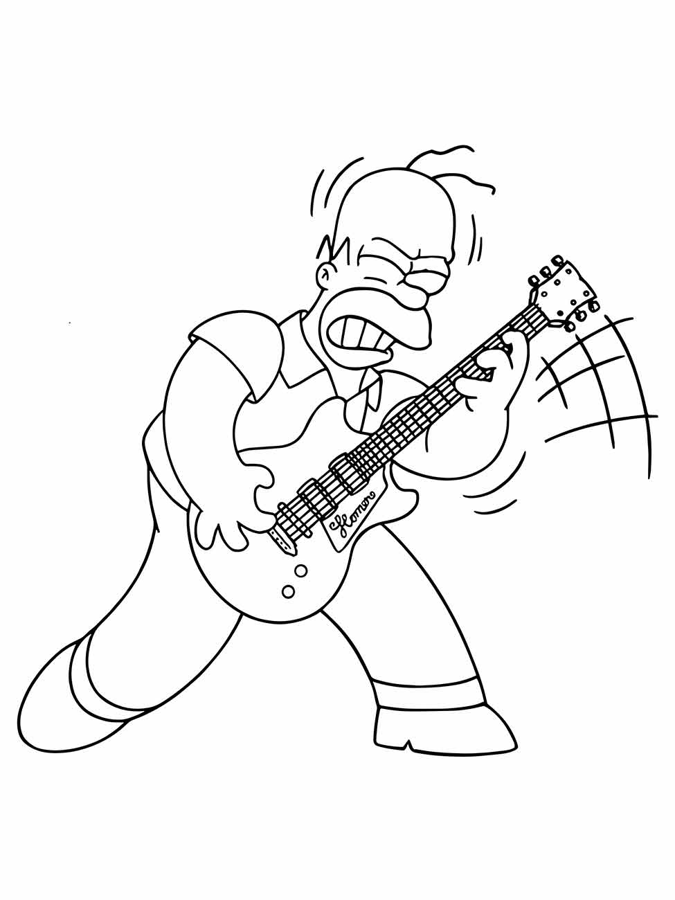 simpsons para colorir 71