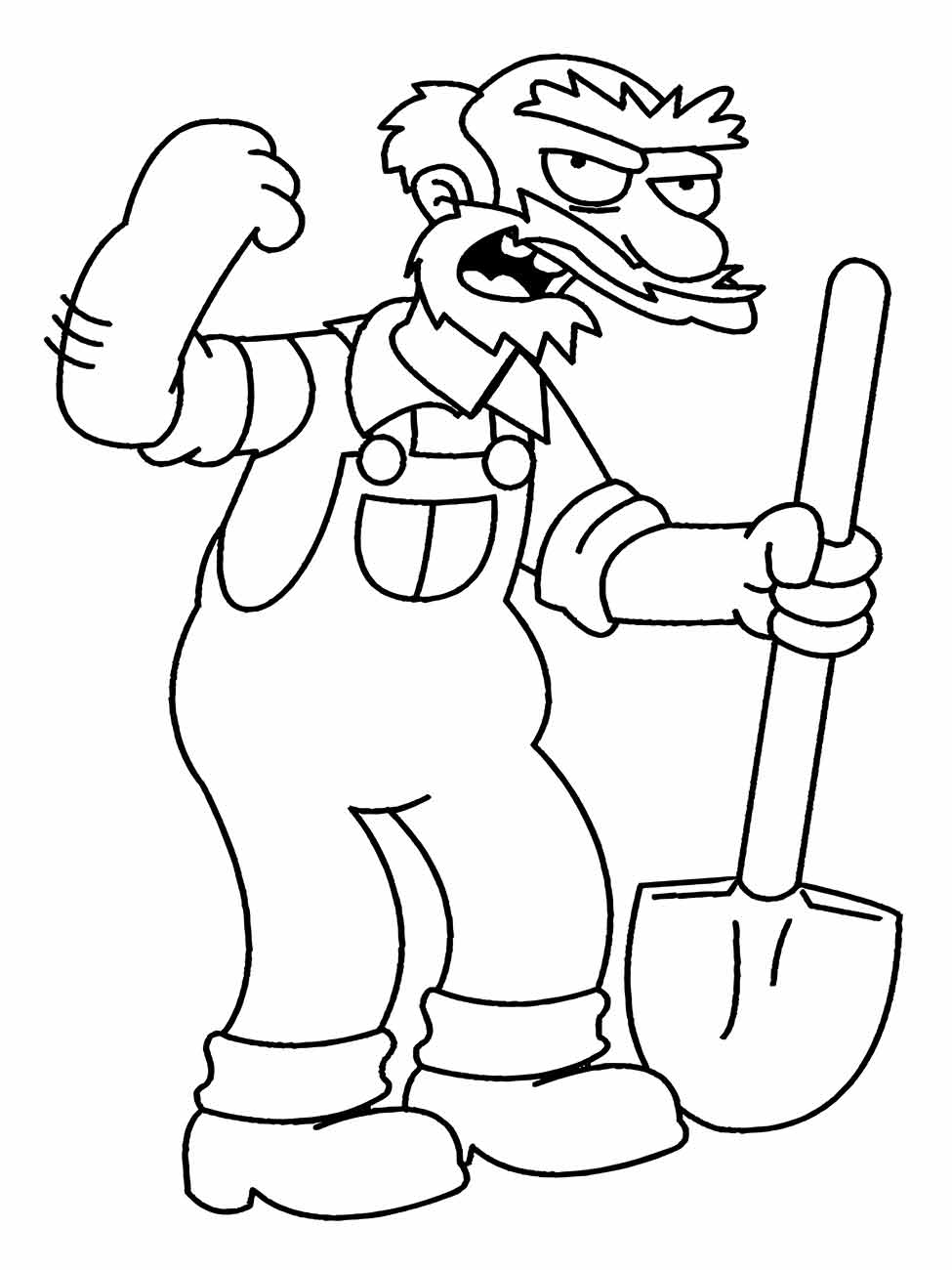 simpsons para colorir 74