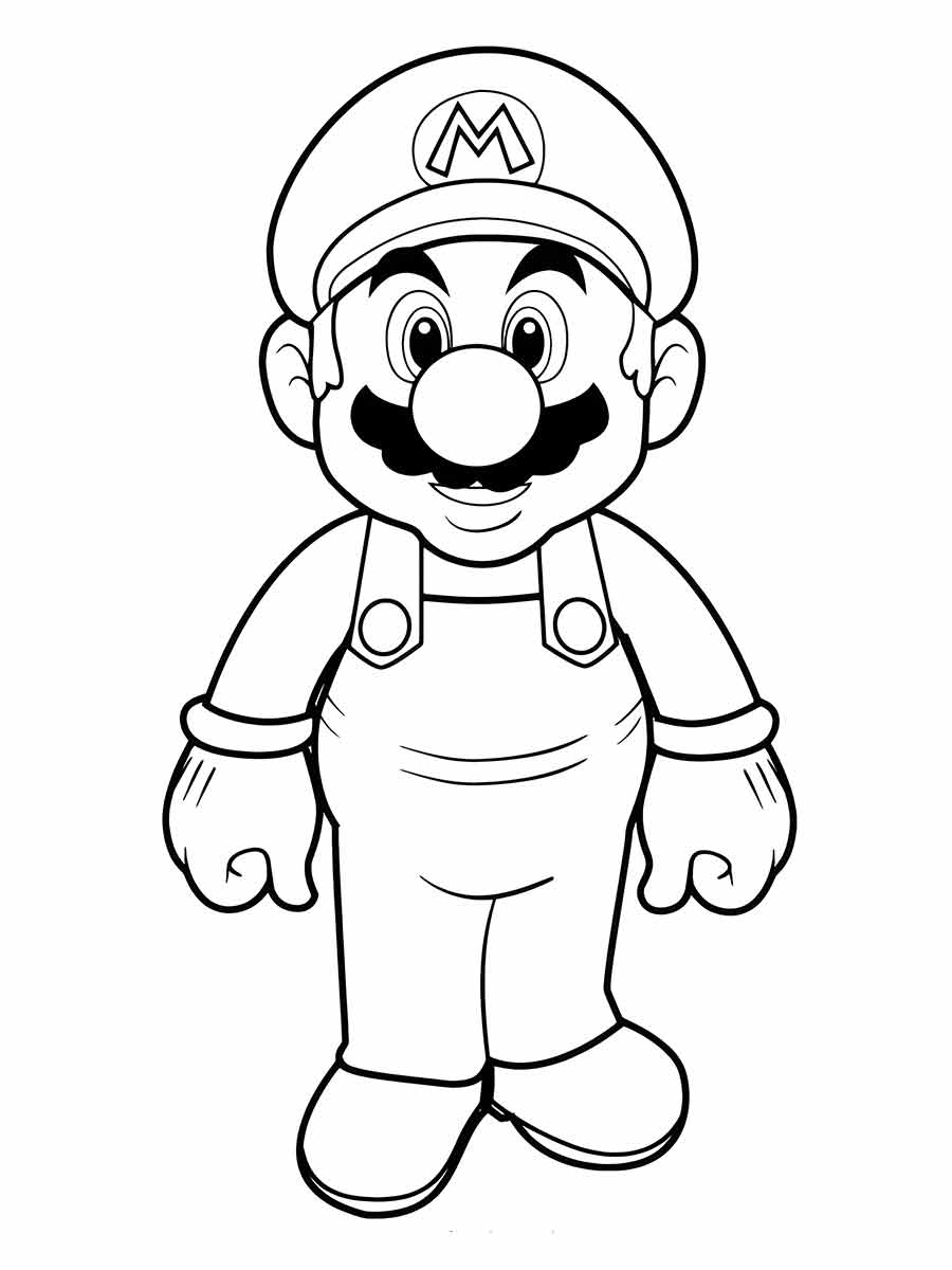 super mario bros para colorir 10