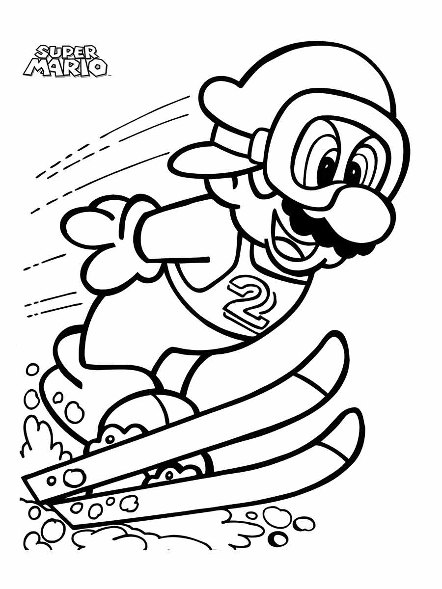 super mario bros para colorir 17