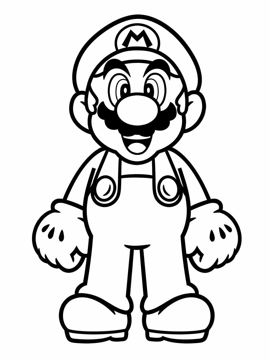 super mario bros para colorir 2