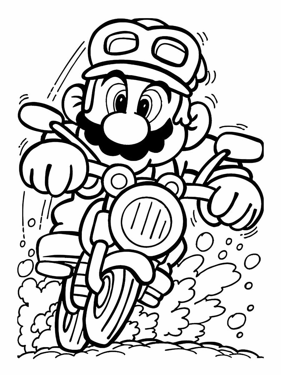 super mario bros para colorir 20