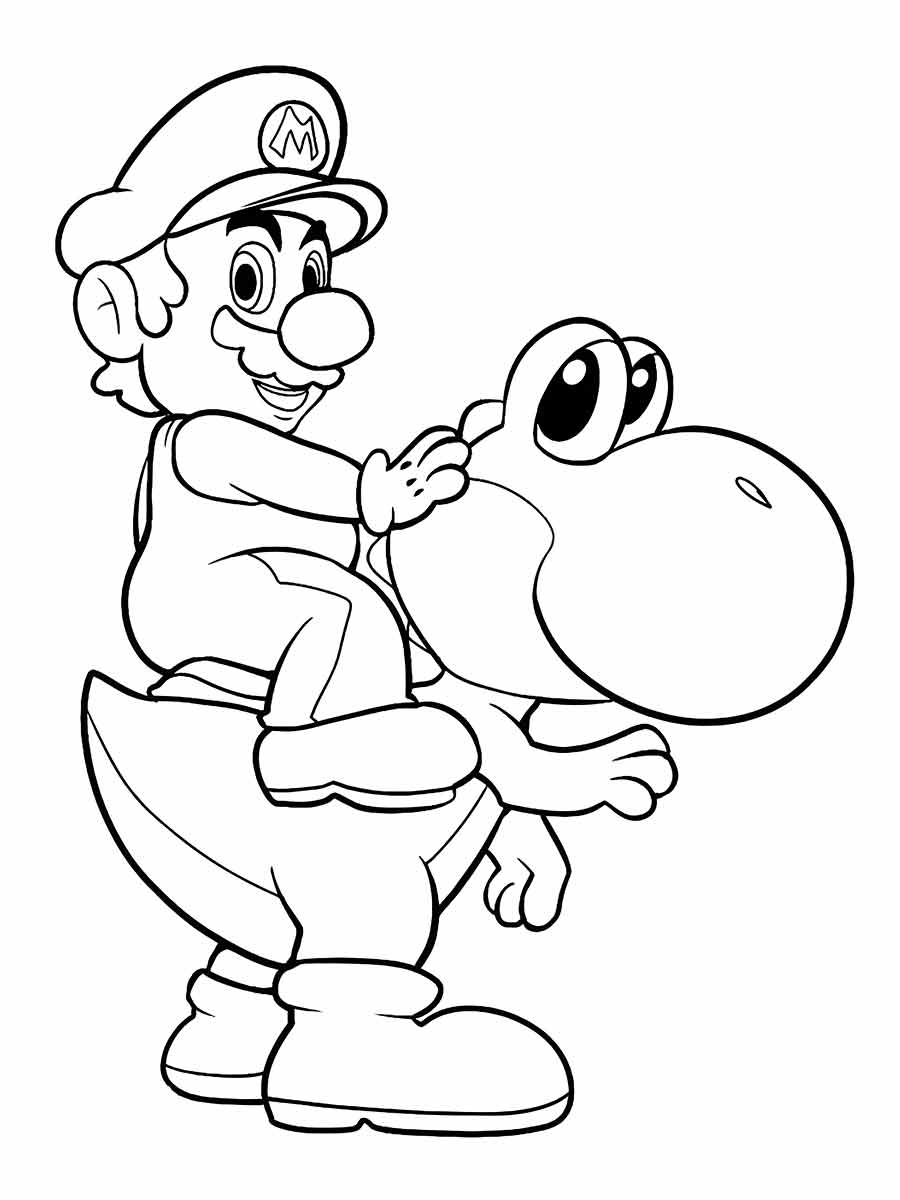 super mario bros para colorir 22