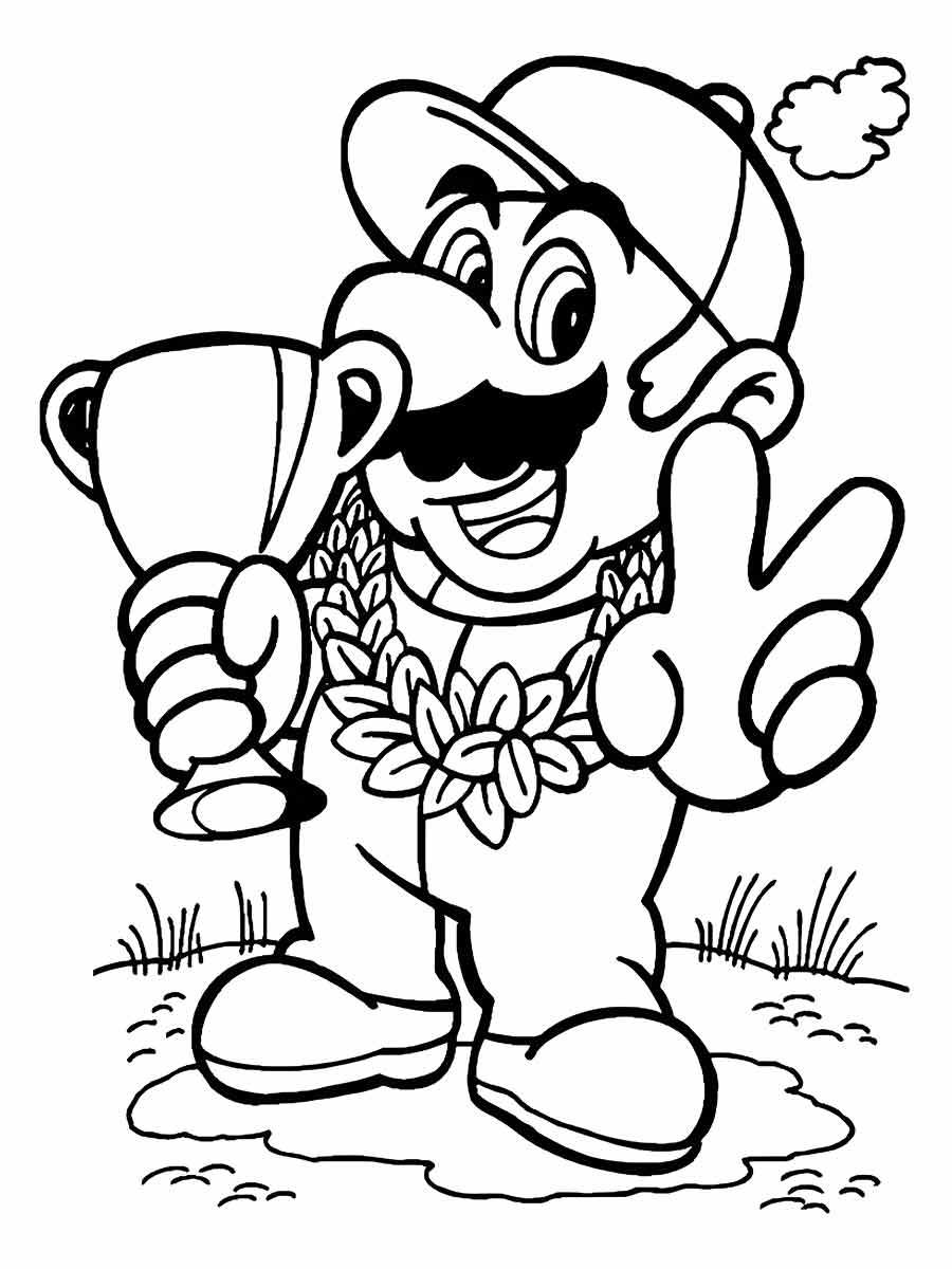 super mario bros para colorir 23