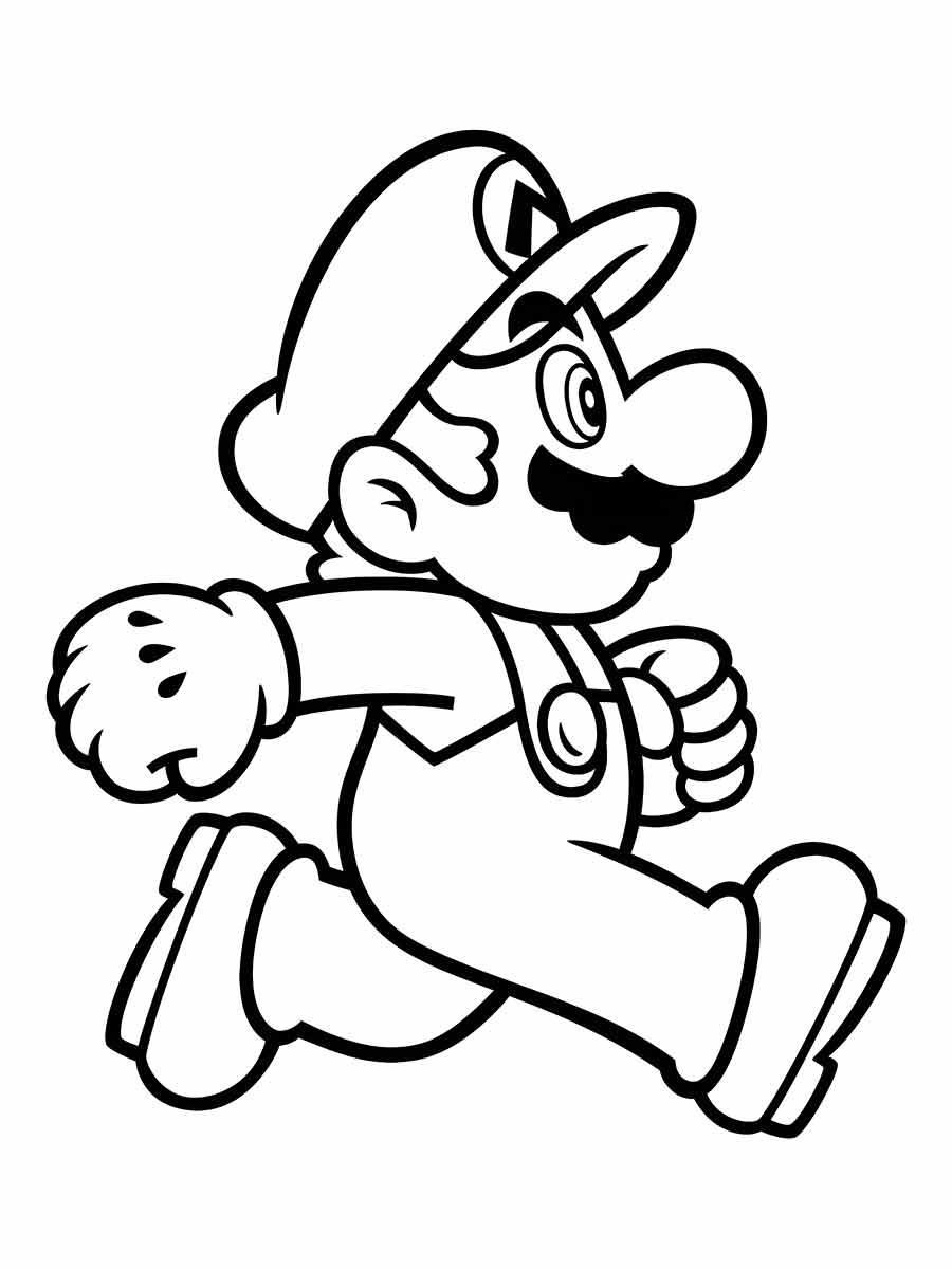 super mario bros para colorir 8