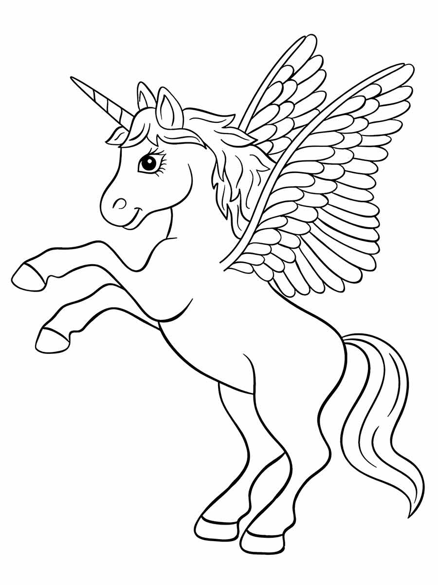 unicornio para colorir