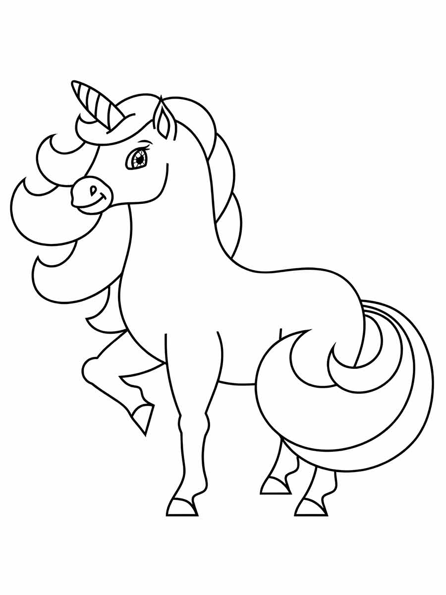 unicornio para colorir 1