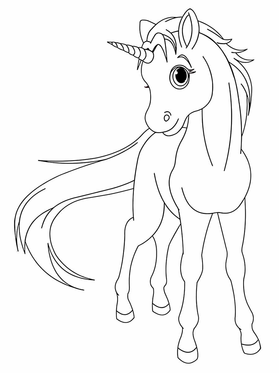 unicornio para colorir 11