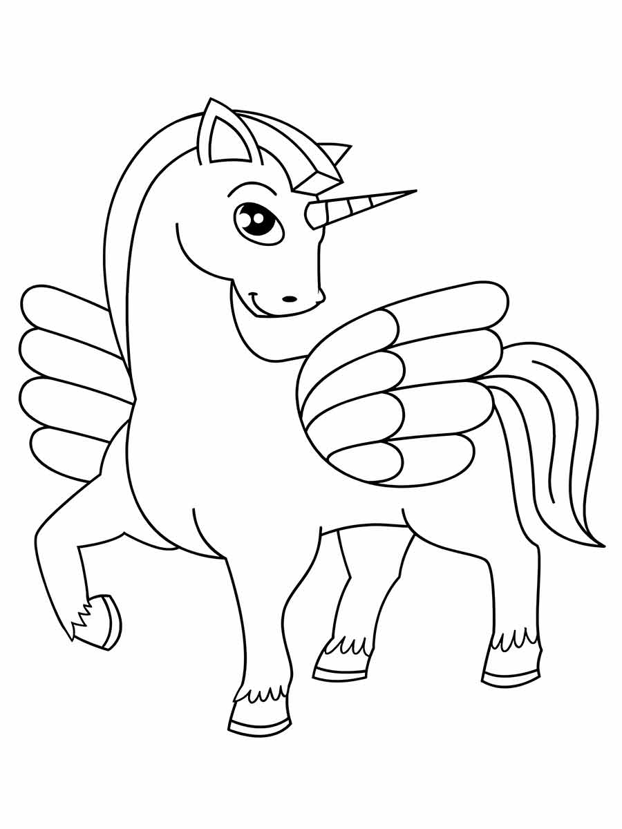 unicornio para colorir 17